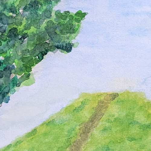 古代の風景D 水彩画原画 (F4) 絵画 yko 通販 14851692｜Creema(クリーマ)