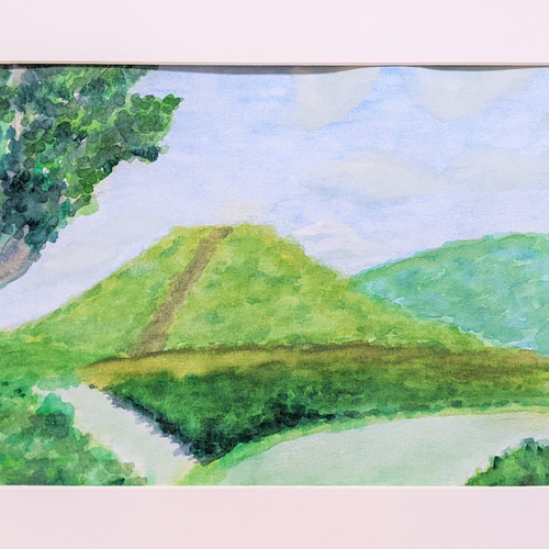 039 水彩画　原画　絵画のみ　F4ブィフアール　すすき野 039 水彩画 原画 絵画のみ F4ブィフアール すすき野 039 水彩画