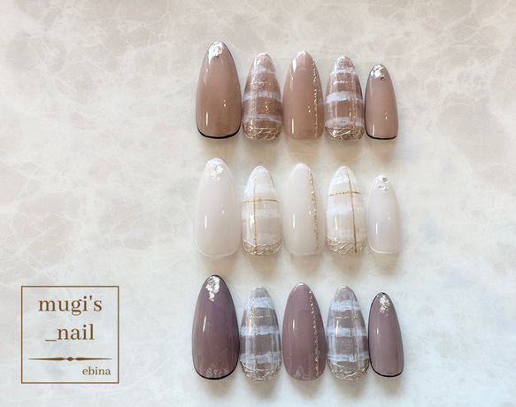 ネイルチップ No.31 ニュアンスネイル nail ジェルネイル 2枚目の画像