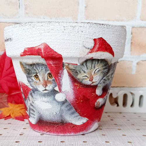 多肉植物用植木鉢 新品 猫、犬他動物鉢 リメイク鉢 作家さんハンドメイド リメイク鉢SS(2号)5set 多肉植物 nagimitsu 通販 13800270｜Creema