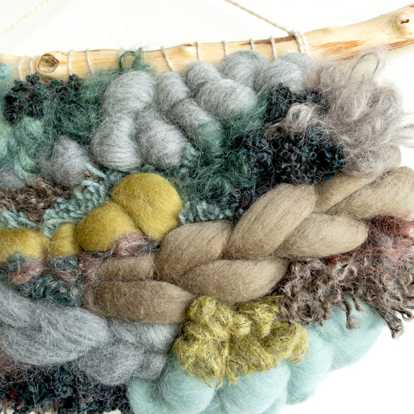 [獨一無二] 浮木編織掛毯“秋草” 第7張的照片