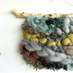 [獨一無二] 浮木編織掛毯“秋草” 第2張的照片