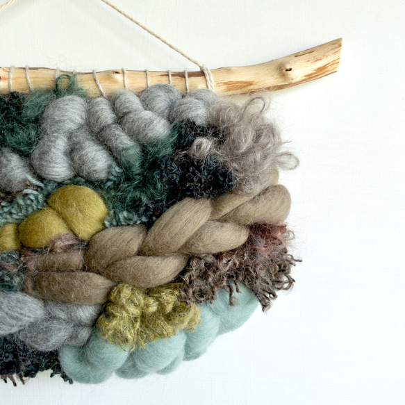[獨一無二] 浮木編織掛毯“秋草” 第3張的照片