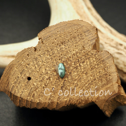 0,4ct Damele Turquoise 小さな ダメイル ターコイズ DM-13 ルース 天然石 ナチュラル 1枚目の画像