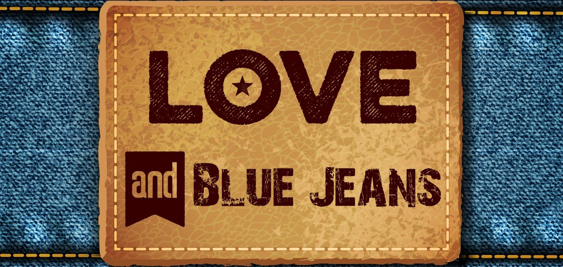 ジーンズ デニム ジーパン ファッション LOVE 衣装 店舗 ミニチュア サイン ランプ 看板 置物 雑貨 ライトBO