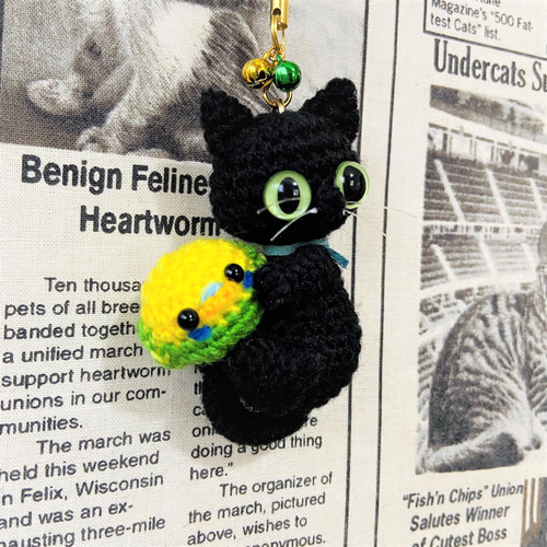 ウロコ　セキセインコ　編みぐるみ　チェーン セキセインコ 編みぐるみ チェーン