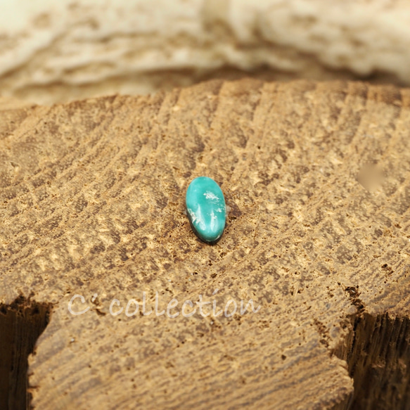 0,4ct Bisbee Turquoise ビスビーターコイズ BIS-21 ルース 天然石 ハンドメイド材料 5枚目の画像