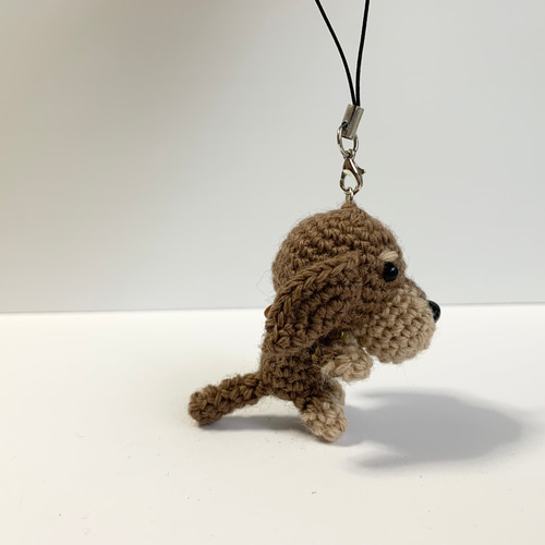 あみぐるみ いぬちゃん ミニチュアダックス ストラップ 他4点