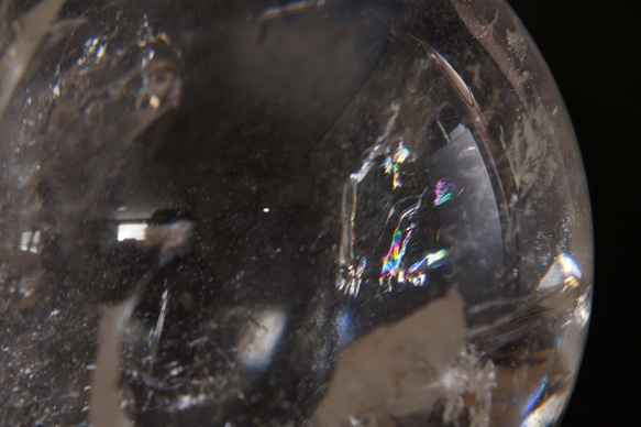 【GW SALE❣】 【大玉蔵出し】美品　水晶玉111ｍｍ 3枚目の画像