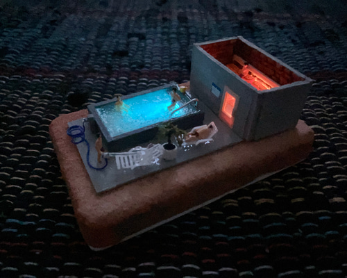 サウナ　ジオラマ　レアフィギュア サウナ ジオラマ レアフィギュア サウナ ジオラマ レアフィギュア