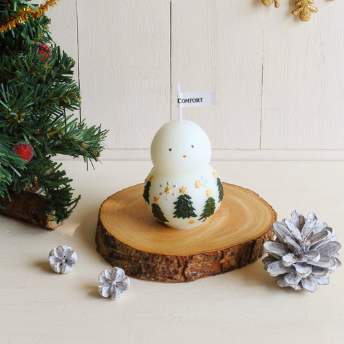 雪だるまキャンドル キャンドル・キャンドルホルダー comfort 通販