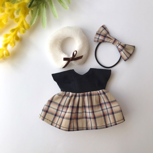 ティペット付きワンピース♡ヘアアクセセット イルメール