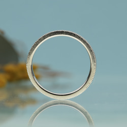 オーダー品　両サイドミルグレイン　結婚指輪 3枚目の画像