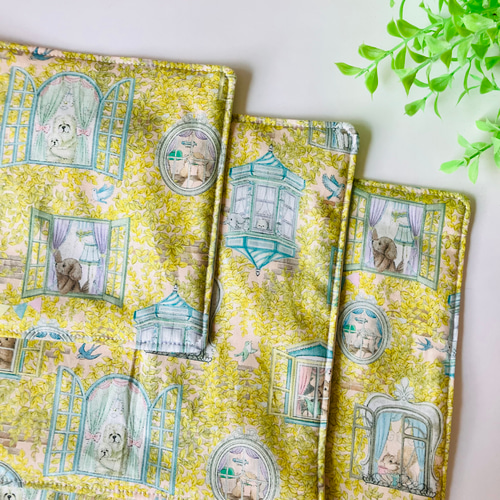 ☆オトナも子供もOK！yukiemon×ガーゼのハンカチ ハンカチ・手ぬぐい