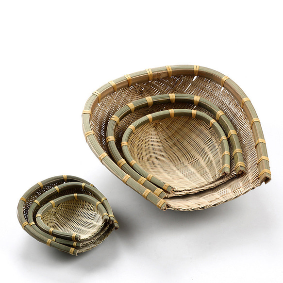 手編み竹器】竹簸箕 大皿 BamBoo 通販 14854153｜Creema(クリーマ)