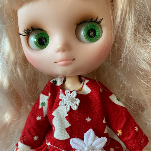 リカちゃん ブライス アウトフィット ～クリスマス⭐️グリーン×ツリー～ リカちゃん ブライス アウトフィット ～クリスマス⭐️グリーン×ツリー～