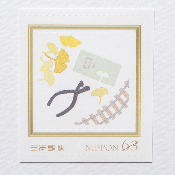 ※63円切手20枚（1シート）　秋の改札 3枚目の画像
