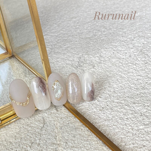 ネイルチップ/インク/ニュアンス/スモーキー/567 ネイルチップ（つけ爪