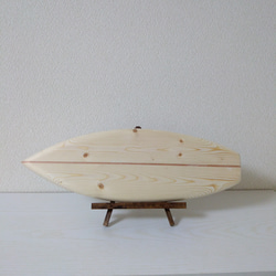 インテリア木製サーフボード（無垢） 9枚目の画像