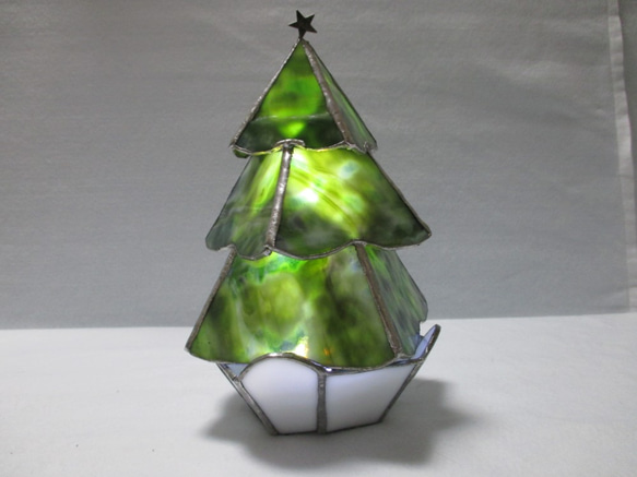 ステンドグラス フロアスタンド ランプ インテリア クリスマスツリー クリスマスツリー（ステンドグラスのランプ） スタンドライト