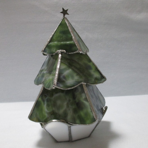ステンドグラス クリスマス ツリー ランプ スタンドライト・テーブル