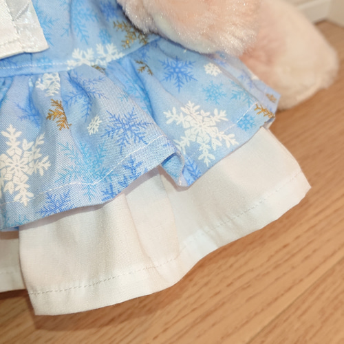 ぬいぐるみ用コスチューム ワンピース Aラインワンピース ティアード
