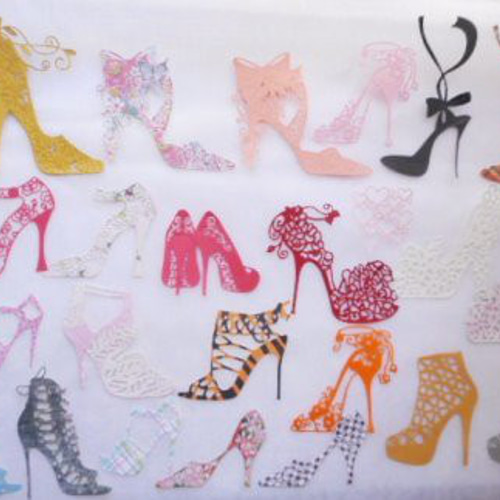 ハンドメイド ダイカット Pumps B デコパーツ marin 通販｜Creema 