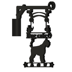 【ワンズパパ様　専用ページ】ミニチュアシュナウザー　LOVE DOGシリーズ　吊り看板 3枚目の画像