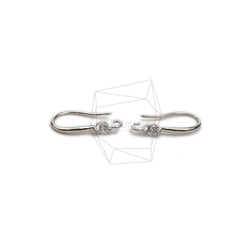 ERG-2205-R【2個入り】フックピアス,French Hook Earrings/8mm x 16mm 1枚目の画像