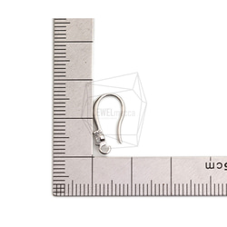 ERG-2205-R【2個入り】フックピアス,French Hook Earrings/8mm x 16mm 5枚目の画像