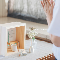 ガラス調　位牌 3枚目の画像