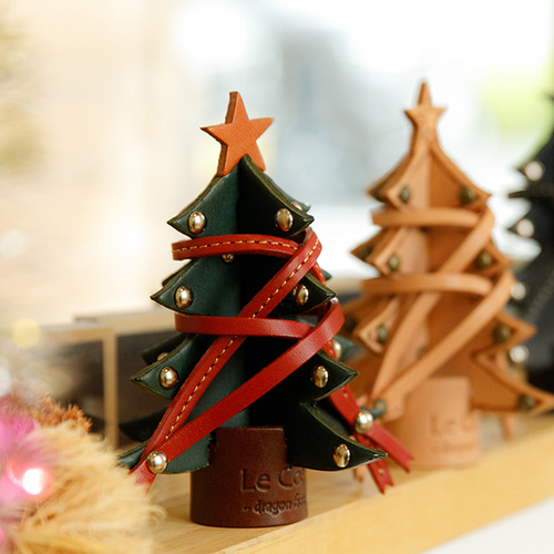 レザークラフトキット クリスマスツリー その他インテリア雑貨