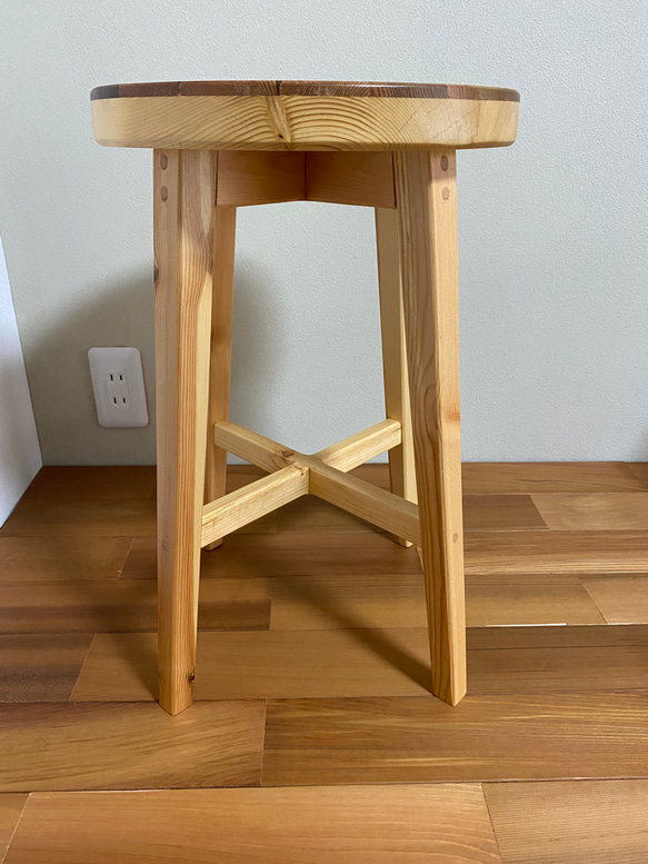スツール・椅子（寄木装飾） 3枚目の画像