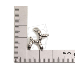 PDT-2640-R【2個入り】プードルバルーンペンダント,Poodle Puppy Balloon Pendant 5枚目の画像