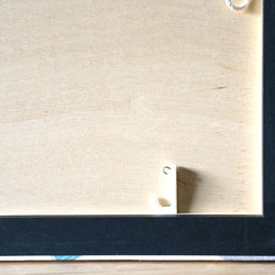 北欧風 ほっこり 木の実 whiteblue ファブリックパネル 木製ファブリックボード 大きめサイズ 3枚目の画像