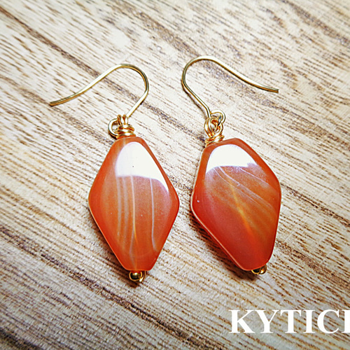 １4Kgf天然石ピアス　まったくもう！天然石というやつは^^その2 14Kgf天然石ピアス まったくもう！天然石というやつは^^その2