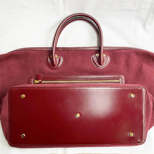 日本製 エクセーヌ/牛革 ボストンバッグ ボストンバッグ MEISTER