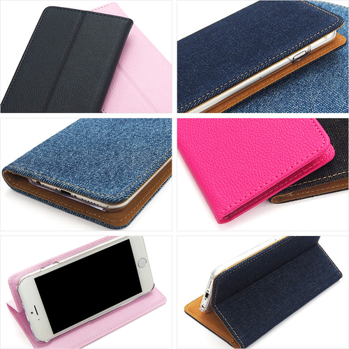 全機種対応【レザーorデニム×スリムレザーベルト】選べる16色