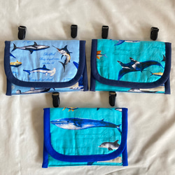 オーダー　魚　サメ　青　水色　ハンドメイド　給食袋　ランチョンマット　入園入学 オーダーOK】入園入学大きいランチョンマット60×40☆33世界地図W☆給食