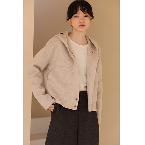 アーツ＆サイエンス 22AW ウール和紙コットンツイードポケットショートコート アーツ＆サイエンス 22AW ウール和紙コットンツイードポケット