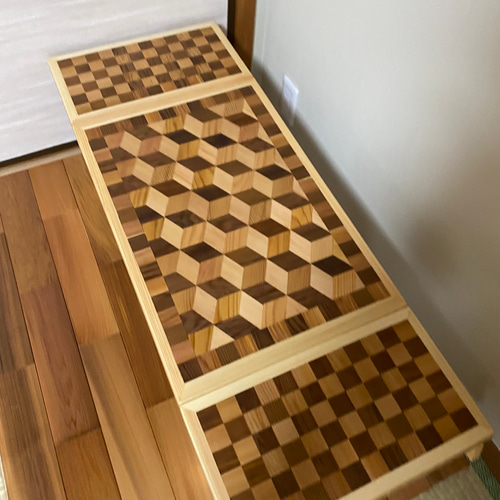 バスターリキプーチーコ様専用 カンディハウス 寄木細工風