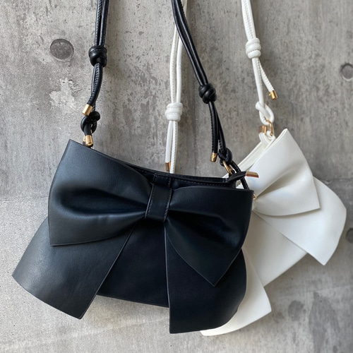 ビッグリボン ショルダーバッグ ギフト プレゼント リボン 可愛い 秋冬  