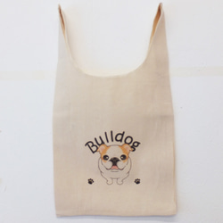 購物袋類型 Eco Bag Marche Tote Bulldog ABCDOGS 第1張的照片