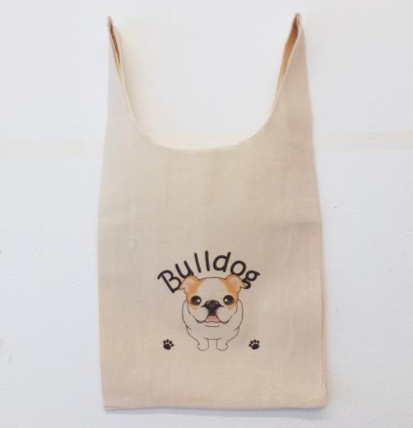 購物袋類型 Eco Bag Marche Tote Bulldog ABCDOGS 第1張的照片