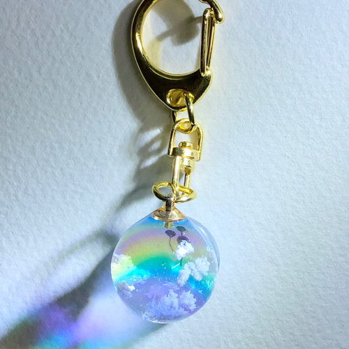 Ｎｏ．1774 キーホルダー ペンダント レジン beautiful ハンドメイド・手芸 No．1774 キーホルダー