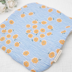 8 層紗布手帕♡ Vilta 花卉圖案 * 20 x 20 厘米蓬鬆紗布手帕 第8張的照片