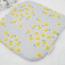 8 層紗布手帕♡ Vilta 花卉圖案 * 20 x 20 厘米蓬鬆紗布手帕 第5張的照片