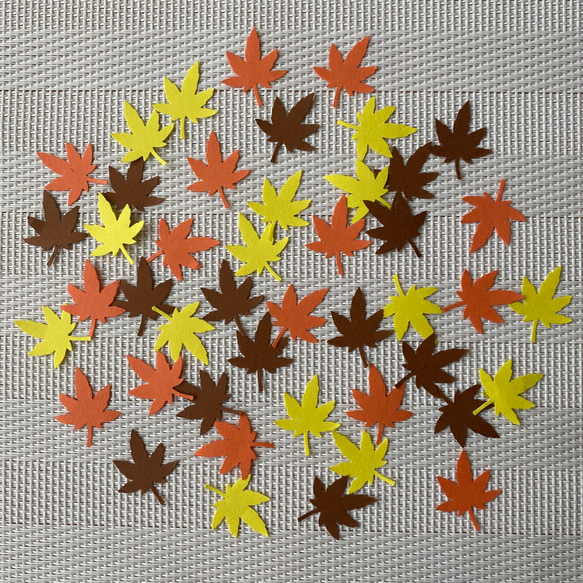 クラフトパンチ 紅葉 もみじ 楓 カエデ アルバム素材 保育園 幼稚園