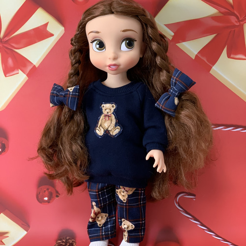 40cmドール 服 ドール服 くまちゃん トレーナー パンツ セット その他