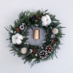 和のクリスマスリース*↟⍋*↟注連縄飾り しめ縄リース(大きなサイズ) 和のクリスマスリース*↟⍋*↟注連縄飾り しめ縄リース(大きなサイズ) 秀